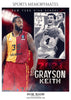 Grayson Keith - Basketball Memory Mate Photoshop Template - PrivatePrize - Photography Templates