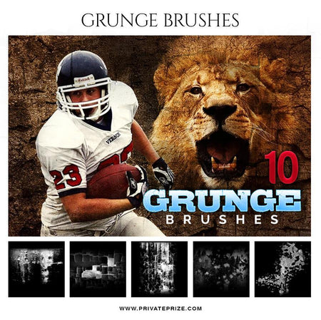 Grunge - Brushes - PrivatePrize - Photography Templates