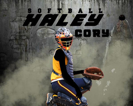 HALEY CORY-SOFTBALL- SPORTS ENLIVEN EFFECT - Photography Photoshop Template