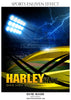 HARLEY ALEX SOFTBALL- SPORTS ENLIVEN EFFECTS - Photography Photoshop Template