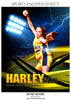 HARLEY ALEX SOFTBALL- SPORTS ENLIVEN EFFECTS - Photography Photoshop Template
