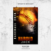 Harold Jack-Baseball-24X36-Enliven Effects Sports Banner Photoshop Template - Photography Photoshop Template