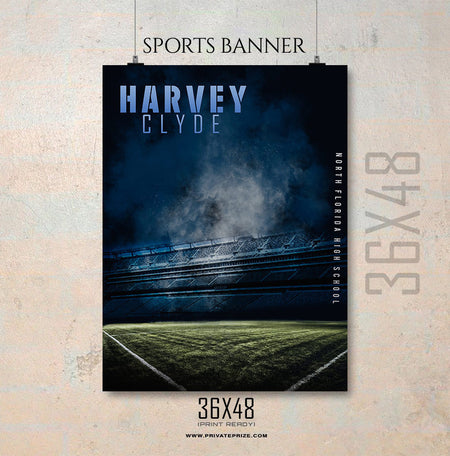 Harvey Cylde-Soccer Enliven Effects Sports Banner Photoshop Template - Photography Photoshop Template