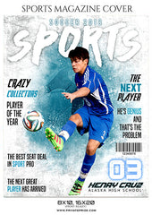 Henry Cruz - Soccer Sports Photography Magazine Cover