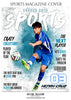 Henry Cruz - Soccer Sports Photography Magazine Cover - Photography Photoshop Template