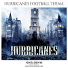 Hurricanes - Football Themed Sports Photography Template - Photography Photoshop Template