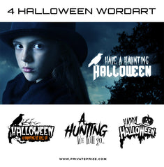 Halloween Word Art Set 1