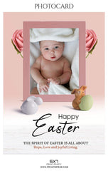 Easter photo card templates