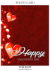 Happy Valentine’s Day - Photo card Template - PrivatePrize - Photography Templates