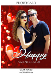 Happy Valentine’s Day - Photo card Template