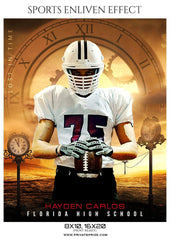 Hayden Carlos - Football Sports Enliven Effects Photography Template