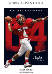 Hayden Jesus - Football Sports Enliven Effect Photography Template