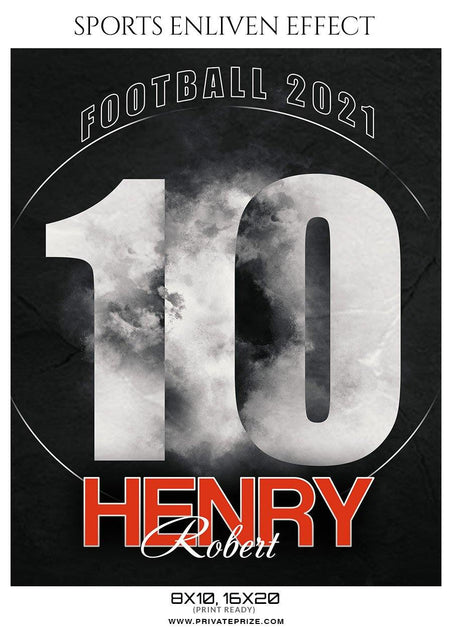 Henry Robert - Football Sports Enliven Effect Photography Template - PrivatePrize - Photography Templates