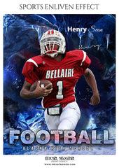 Henry Sean - Football Sports Enliven Effect Photography Template