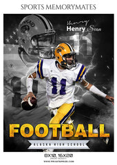 Henry Sean - Football Memory Mate Photoshop Template
