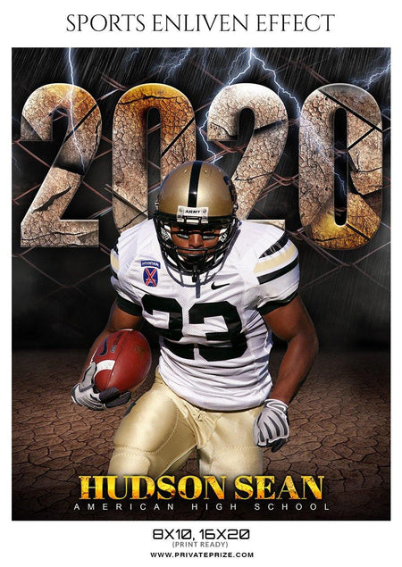Hudson Sean -  Football Sports Enliven Effect Photography Template - PrivatePrize - Photography Templates