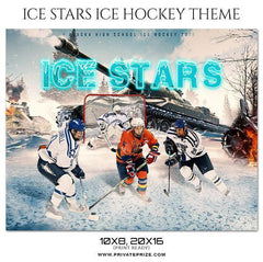 Best Selling Ice Hockey Bundle Photography Photoshop Template - PrivatePrize - Photography Templates
