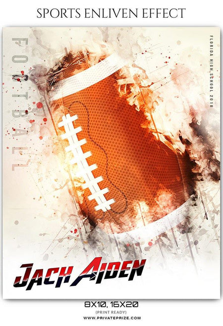 Jack Aiden - Football Sports Enliven Effect Photography Template - PrivatePrize - Photography Templates