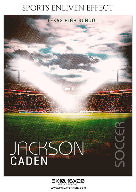 JACKSON CADEN-SOCCER- SPORTS ENLIVEN EFFECT - Photography Photoshop Template