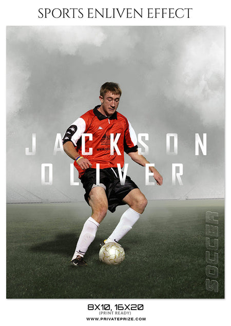 JACKSON OLIVER-SOCCER- SPORTS ENLIVEN EFFECT - Photography Photoshop Template