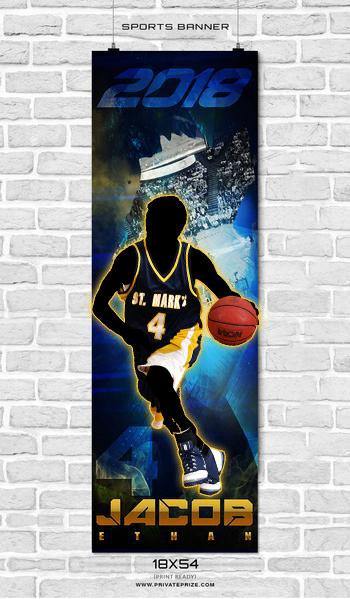Jacob Ethan - Enliven Effects Sports Banner Photoshop Template - PrivatePrize - Photography Templates