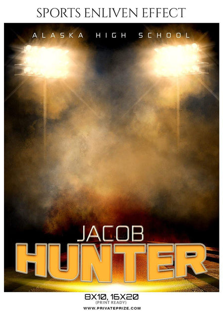 Jacob Hunter - Football Sports Enliven Effects Photography Template - PrivatePrize - Photography Templates