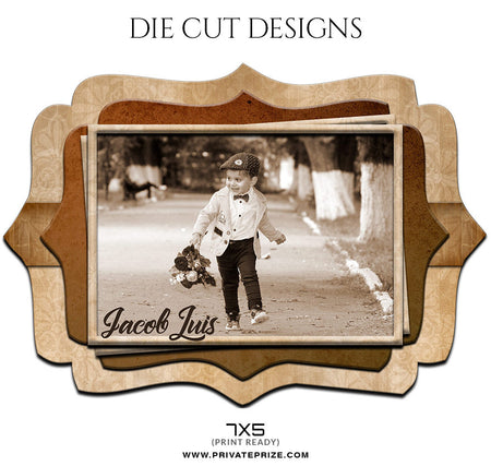 JACOB LUIS - DIE CUT DESIGN - Photography Photoshop Template