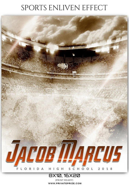 Jacob Marcus - Football Sports Enliven Effect Photography Template - PrivatePrize - Photography Templates