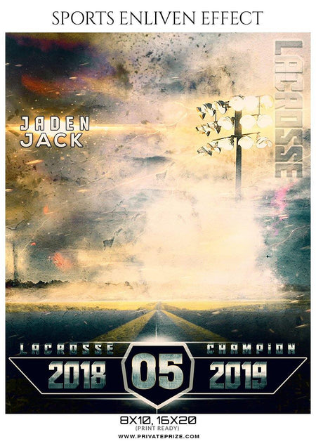 Jaden Jack - lacrosse Sports Enliven Effect Photography Template - PrivatePrize - Photography Templates