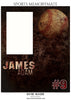 James Adam Baseball- Sports Memory Mate Photoshop Template - Photography Photoshop Template