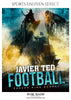 Javier Ted - Football Sports Enliven Effects Photography Template - Photography Photoshop Template