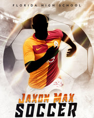 Jaxon Max - Soccer Sports Enliven Effects Photography Template