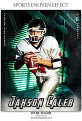 Jaxson Caleb - Football Sports Enliven Effects Photography Template