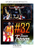 Jaxson Trevor - Basketball Sports Memory Mates Photography Template - PrivatePrize - Photography Templates