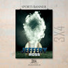 Jeffery Ross-Baseball- Enliven Effects Sports Banner Photoshop Template - Photography Photoshop Template