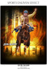 John Albert - Rodeo Sports Enliven Effects Photography Template - Photography Photoshop Template