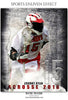 Johnny Ryan - Lacrosse Sports Enliven Effects Photography Template - Photography Photoshop Template