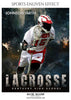 Johnson Smith - Lacrosse Sports Enliven Effects Photography template - Photography Photoshop Template