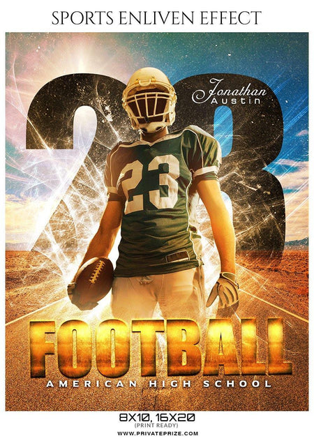 Jonathan Austin - Football Sports Enliven Effect Photography Template - PrivatePrize - Photography Templates