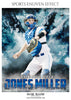 Jones Miller - Baseball Sports Enliven Effects Photography Template - Photography Photoshop Template