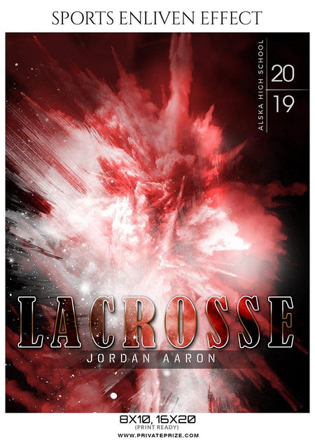 Jordan Aaron - lacrosse Sports Enliven Effect Photography Template - PrivatePrize - Photography Templates