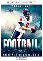 Jordan Lance - Football Sports Enliven Effect Photography Template