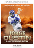 Jorge Dustin Lacrosse Sports Enliven Effect Photoshop Template - Photography Photoshop Template