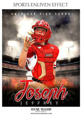 Joseph Jeffery - Baseball Sports Enliven Effect Photography Template