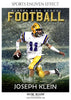 Joseph Klein - Football Sports Enliven Effect Photography Template - Photography Photoshop Template