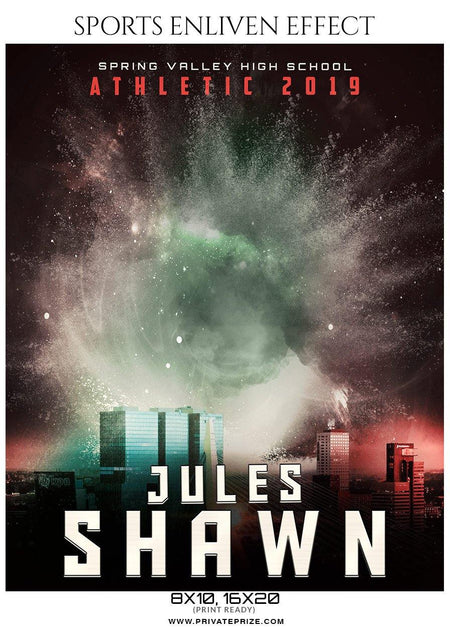 Jules Shawn - Athletic Sports Enliven Effects Photography Template - PrivatePrize - Photography Templates