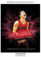 Jack Brody - Basketball Sports Enliven Effect Photography Template