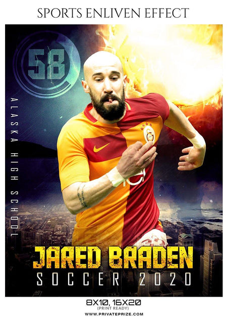 Jared Braden - Soccer Sports Enliven Effect Photography Template - PrivatePrize - Photography Templates