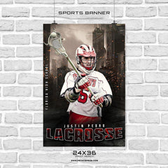 Jasper Pedro - Lacrosse Sports Banner Photoshop Template