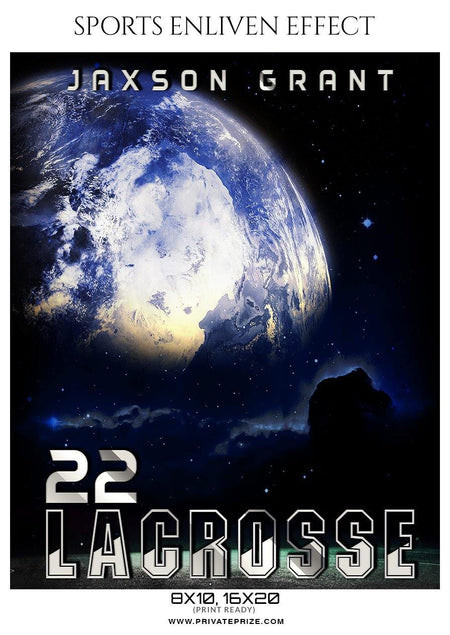 Jaxson Grant - Lacrosse Sports Enliven Effects Photography Template - PrivatePrize - Photography Templates